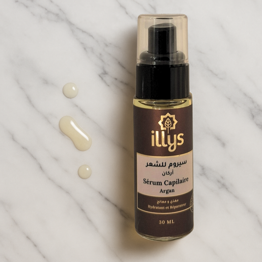 Sérum Capillaire Argan illys – Hydratant & Réparateur – 30 ml