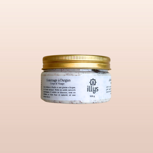 Gommage à l’Argan illys – Corps & Visage – 100g