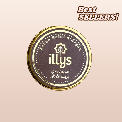Savon Beldi à l’Huile d’Argan illys – 100g