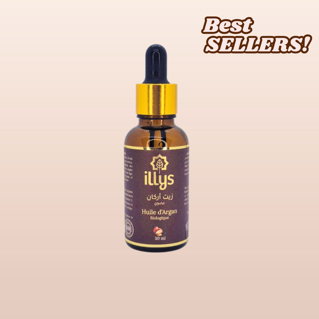 Huile d’Argan Biologique illys – 100% Pure & Naturelle | 30 ml