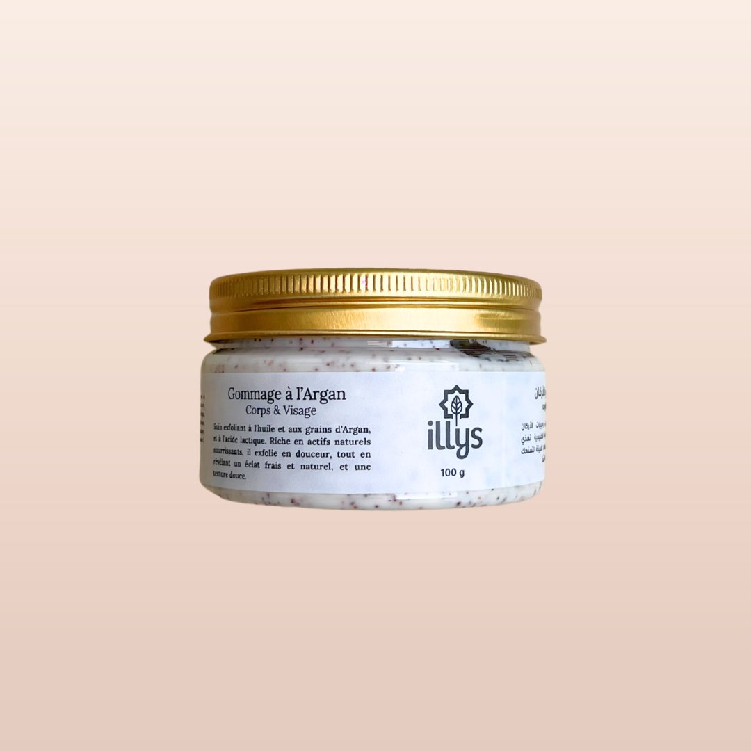 Gommage à l’Argan illys – Corps & Visage – 100g